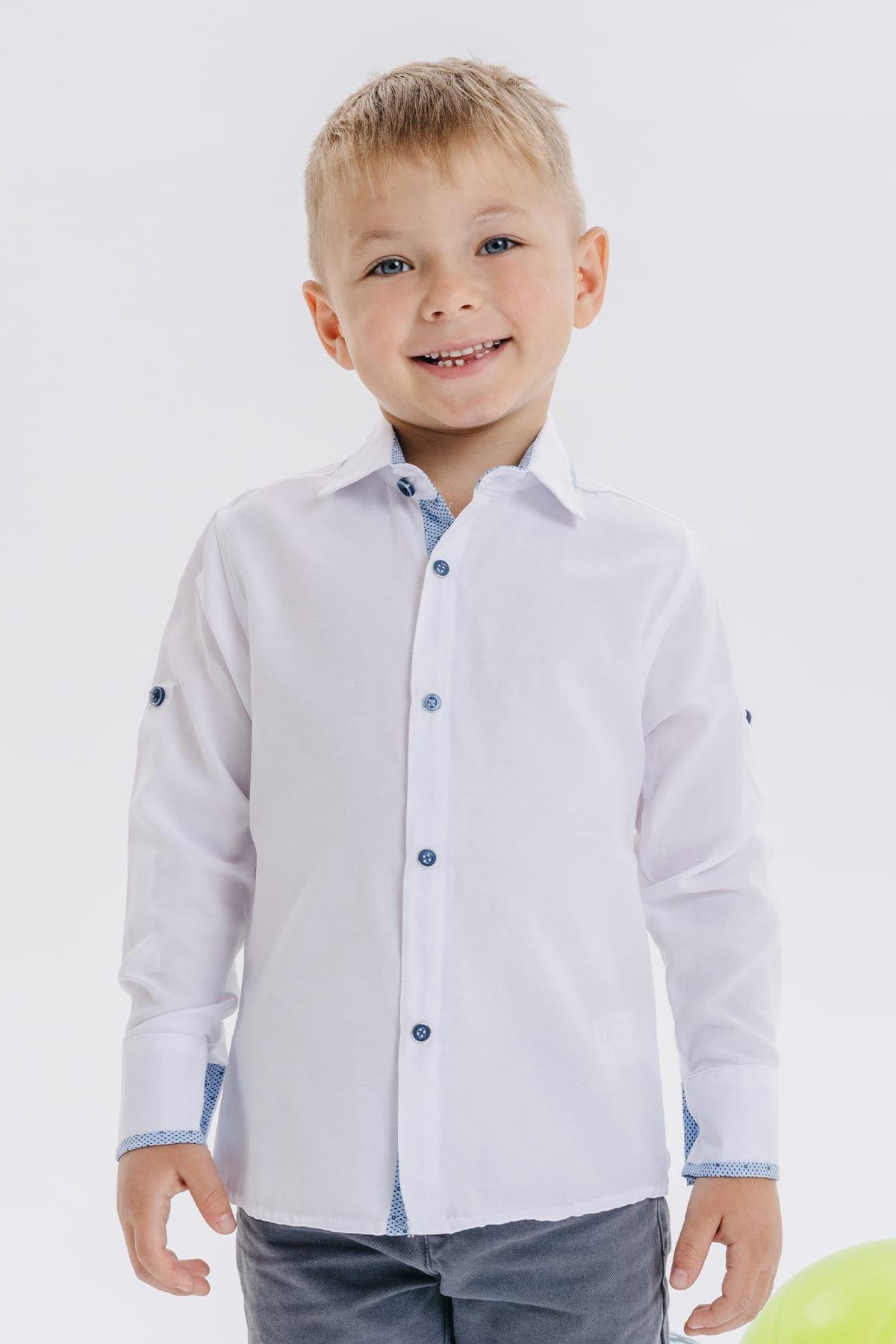 Λευκό πουκάμισο για αγόρι