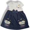 Καλοκαιρινό μπλε φόρεμα με μαργαρίτες (2-5 ετών)