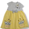 Καλοκαιρινό κίτρινο φόρεμα με μαργαρίτες (2-5 ετών)