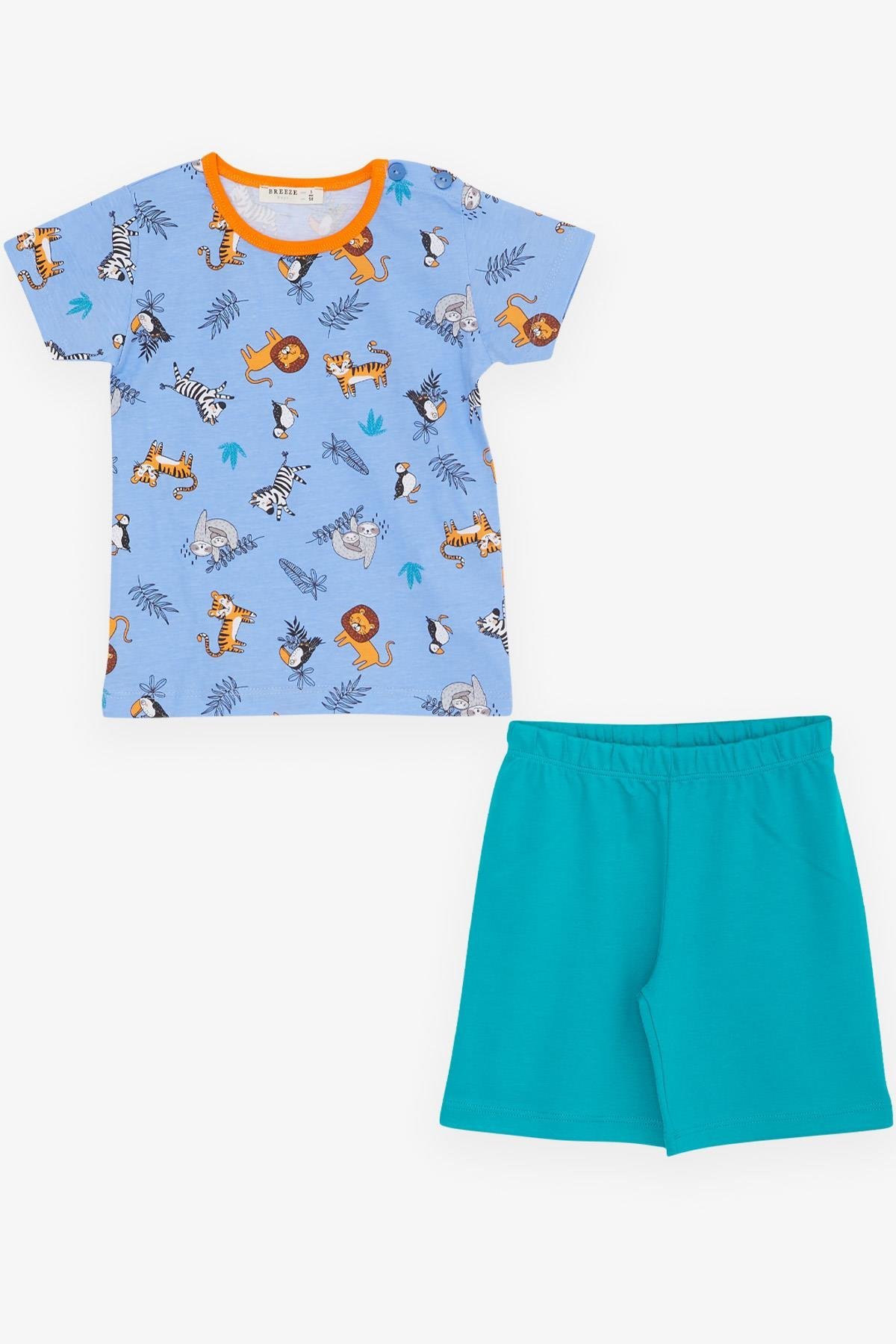 Trendy Shop Αγορίστικες πιτζάμες με ζωάκια (09 μηνών-3 ετών)