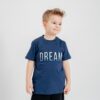 Μπλε T-shirt με στάμπα για αγόρι (5-9 ετών)
