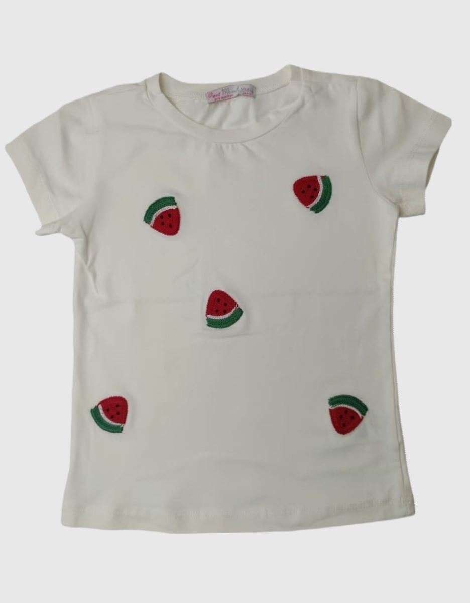 T-shirt με καρπούζια για κορίτσι (12μηνών-4 ετών)